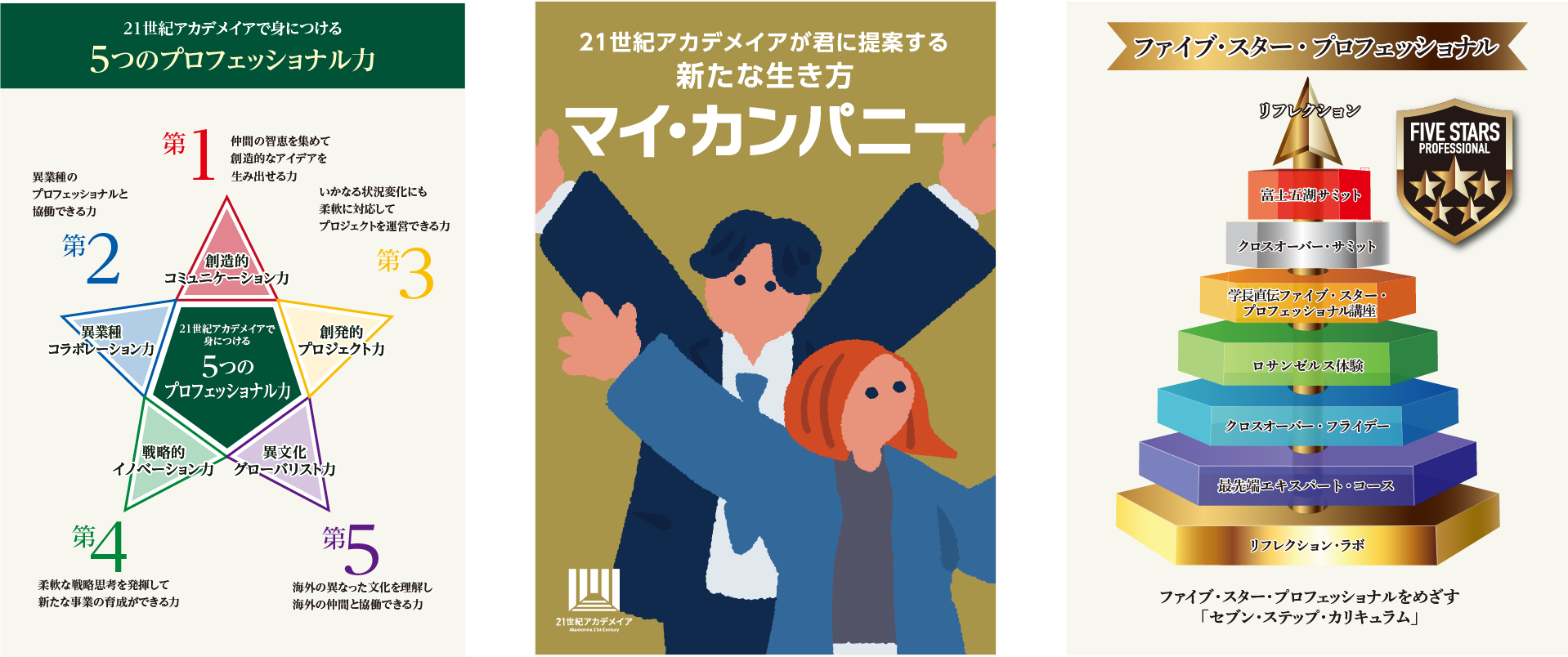 マイカンパニー、5つのプロフェッショナル力、5つの人間関係力